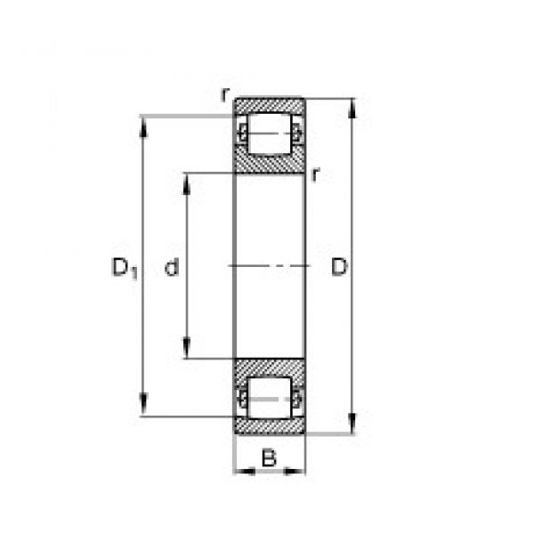 50 mm x 110 mm x 27 mm  FAG 20310-TVP  Rolamentos autocompensadores de rolos #1 image